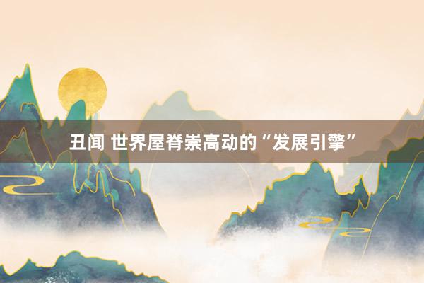 丑闻 世界屋脊崇高动的“发展引擎”
